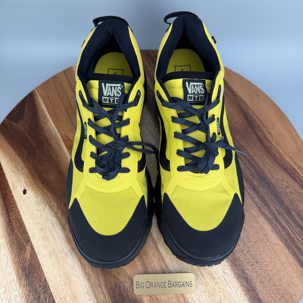 Vans MTE Crosspath Yellow Black Hiking Trail Shoes Men's 6.5 / Women's 8 NEW - Picture 2 of 8